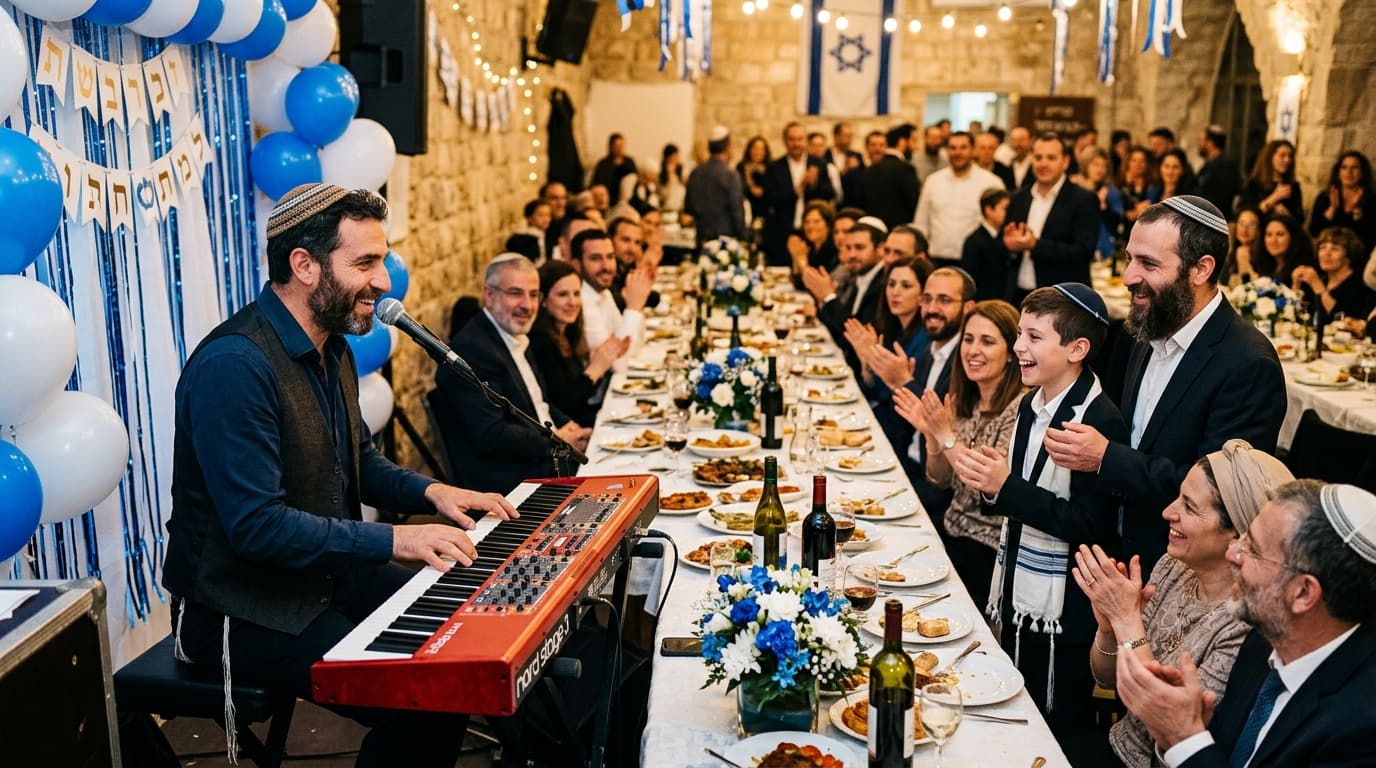 אירוע בר/בת מצווה עם נגינה חיה