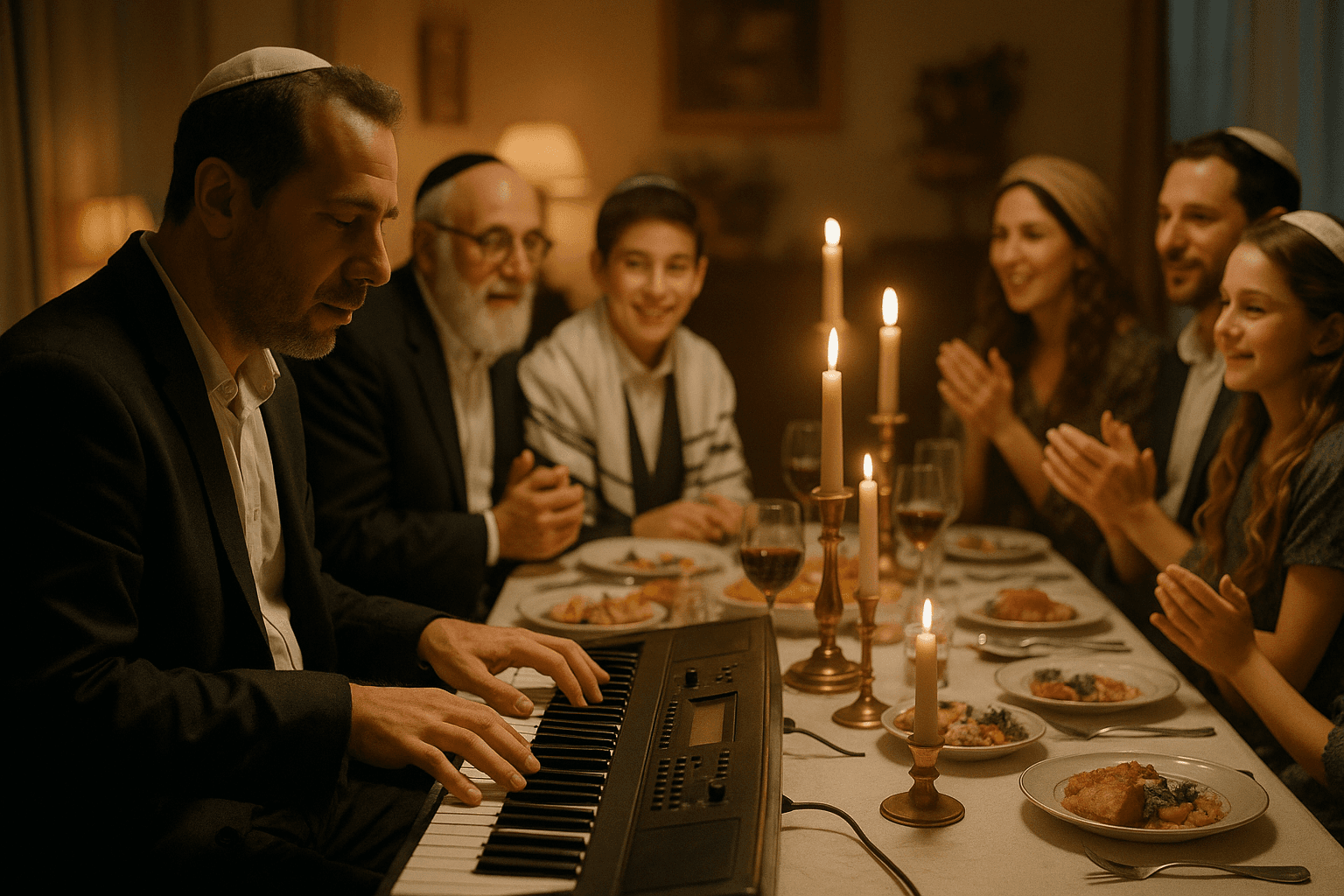 ליווי מוזיקלי חי — בר ובת מצוות